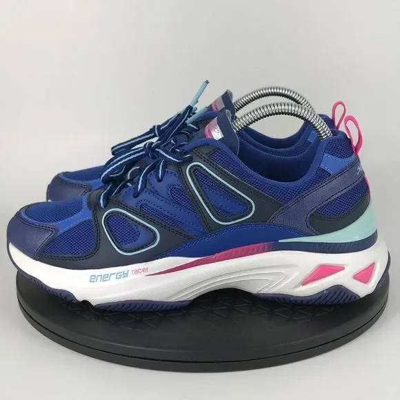 Skechers Energy Racer Blue Athletic Running Shoes 149371 Women's Size 9 - Picture 8 of 12